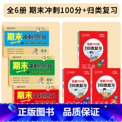 [全套6册]期末冲刺100分+单元归类复习 四年级上 [正版]四年级上册试卷测试卷全套人教版语文期末总复习冲刺100分英