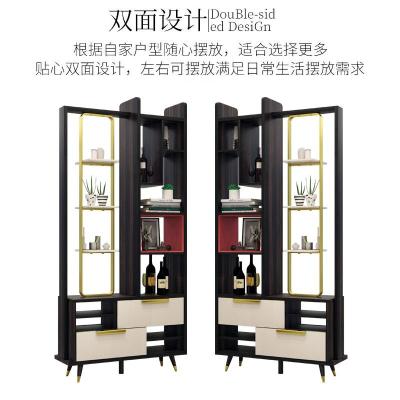 客厅轻奢隔断柜玄关酒柜装饰鞋柜间厅柜屏风双面后现代进厅柜