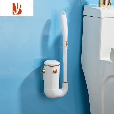 三维工匠马桶刷轻奢家用无死角厕所卫生间壁挂洁厕自清洁器替换头