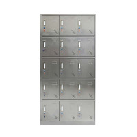 衡臣不锈钢员工储物柜文件柜存放柜子更衣柜存包柜十五更衣柜