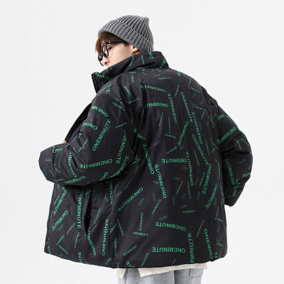 秋冬季新款美式潮牌街头男女同款棉服户外休闲百搭登山立领外套男