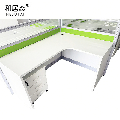 和居态 屏风卡座电脑桌 6人位 组