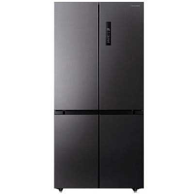 东芝 GR-RF535WE-PM137 535十字四开门薄一级能效双系统双雾化保鲜风冷无霜家用电冰箱绸缎灰