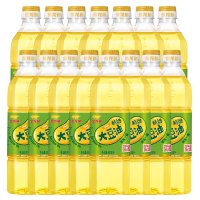 金龙鱼精炼一级大豆油900ml*15瓶装植物食用油家用色拉油烘焙商用