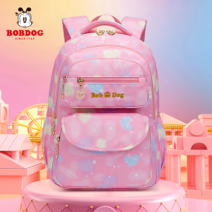 巴布豆书包女小学生一二到六年级10岁减负护脊超轻儿童双肩背包