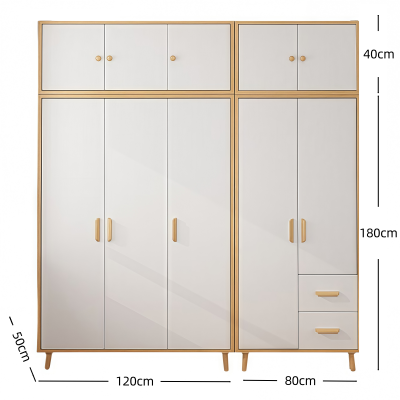 铭思沃木质衣柜2*0.5m套