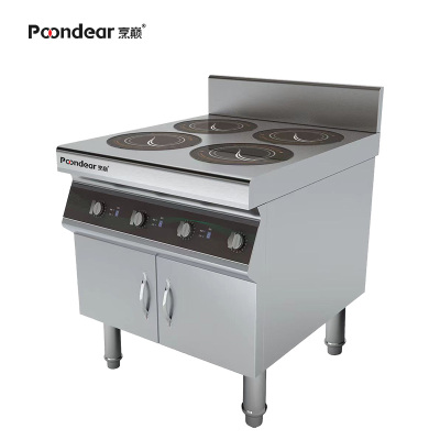 烹巅(Poondear)商用电磁煲仔炉 四头 PD-B300IV-B135 220v 4*3.5kw