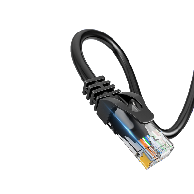 优诗提念YSTN-C6-1FPB 六类网线 1.00 米/根 (计价单位:根) 黑色