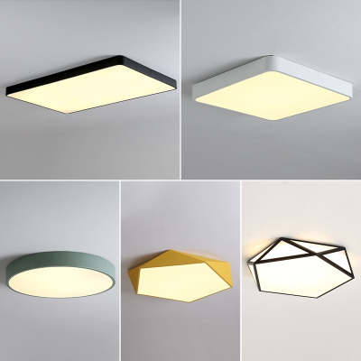 古达客厅吸顶灯圆形卧室灯简约现代阳台房间过道走廊入户灯具