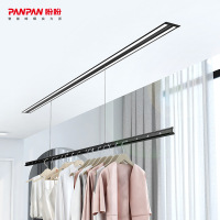 盼盼电动隐形晾衣架遥控自动升降隐藏式晾衣杆照明YC1