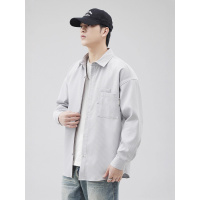 |港风可定制开衫修身设计感潮流休闲宽松版型长袖男青少年