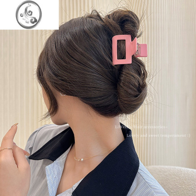 JiMiins简约发夹女夏后脑勺半扎发抓夹中号鲨鱼夹气质人鱼姬发卡头饰