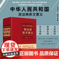 2024年 中华人民共和国民法典条文要义(根据民法典相关司法解释全新修订)杨立新 编著 中国法制出版社 97875216