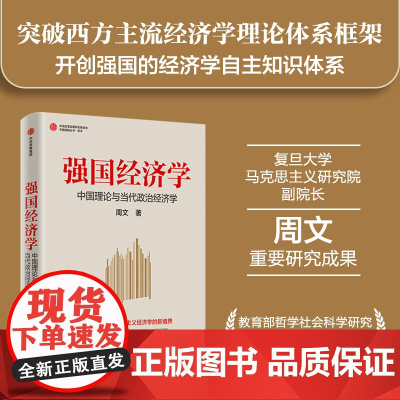 强国经济学 中国理论与当代政治经济学 周文著 中国从 大国 到 强国 的政治经济学理论逻辑