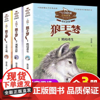 狼王梦动物小说大王沈石溪作品全套3册正版注音版读本小学生一二三四年级课外阅读书籍绝境重生魂断荒野王者之魂6到10岁儿童故