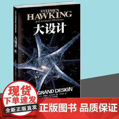 大设计 阐释宇宙 史蒂夫霍金 时间简史果壳中的宇宙霍金沉思录作者书籍 湖南科学技术出版社 自然科学类科普读物 正版书籍