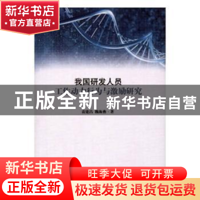 正版 我国研发人员工作动力行为与激励研究 袁建昌,魏海燕著 上
