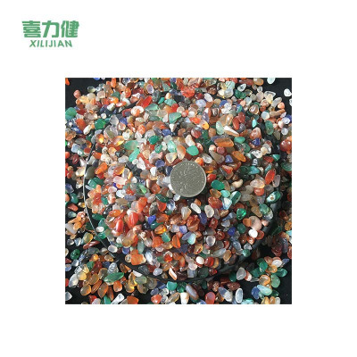 喜力健 雨花石 小粒彩色-0.5*1CM 袋