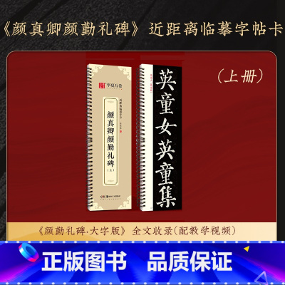 颜真卿颜勤礼碑(上)有影片115页 [正版]颜真卿颜勤礼碑上下册成人毛笔字帖颜体楷书多宝塔碑欧阳询九成宫醴泉铭近距离字卡