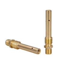 铁洋 二保焊枪连接杆 350A黄铜外丝 个