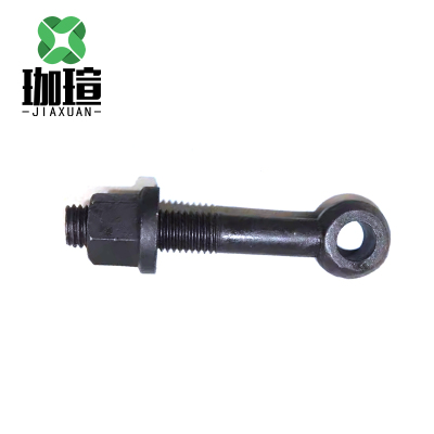 珈瑄 活接螺栓配螺母 镀锌铁活结鱼眼带孔螺杆吊环螺母 M12*150 个