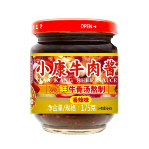 小康牛肉酱 下饭菜拌面酱火锅蘸料调味品 香辣175g