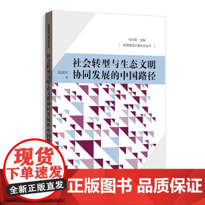社会转型与生态文明协同发展的中国路径(全面建成小康社会丛书)