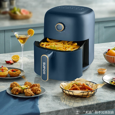 苏泊尔(SUPOR)苏泊尔空气炸锅家用多功能3.5L大容量烤箱薯条机无油烟电炸锅 大功率无油低脂煎烤 KJ35D121