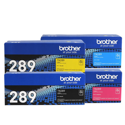 兄弟(brother)TN-289原装标容四色墨粉盒套装 适用L3228、L3288、L3528(1黑3彩)