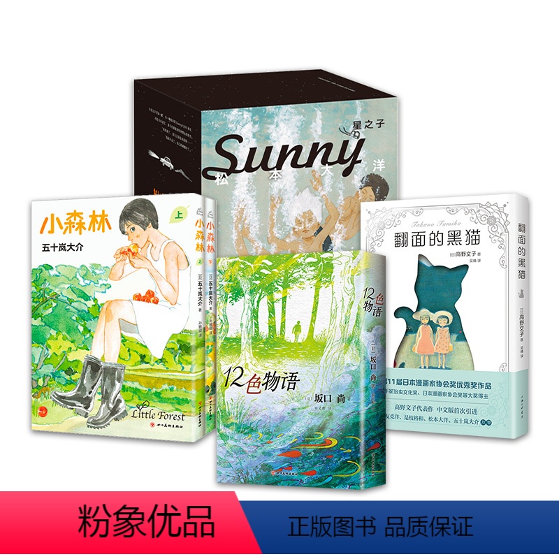 [正版]日本经典漫画套装 共4部 星之子 小森林 12色物语 翻面的黑猫 松本大洋 五十岚大介 坂口尚 高野文子代表作