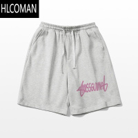 HLCOMAN潮牌美式新款直筒百搭运动短裤男款夏季篮球宽松抽绳高街五分裤子