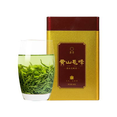 2025年新茶春茶安徽天方68g黄山毛峰绿茶 雨前炒青绿茶 黄山茶叶 铁盒小听装