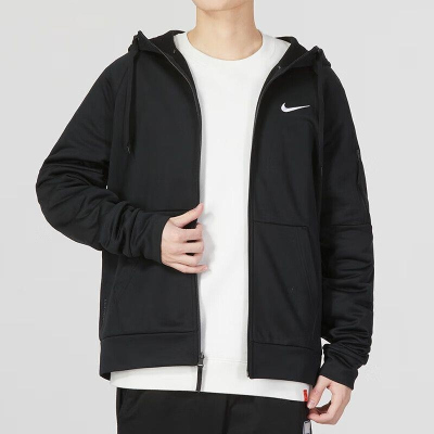 NIKE/耐克新款休闲运动保暖防风梭织连帽夹克外套DQ4831-010 C