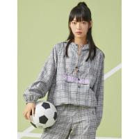 [1件3折价:69]美特斯邦威休闲连帽夹克女新款秋季韩版潮流宽松套头女士外套