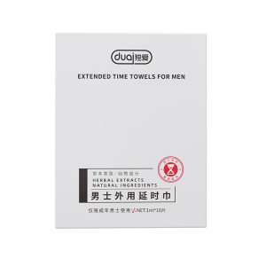 新款独爱男用延时湿巾1片装男士外用不麻木可舌舔植物萃取夫妻房事性生活新款男性成人情趣性用品保密发货