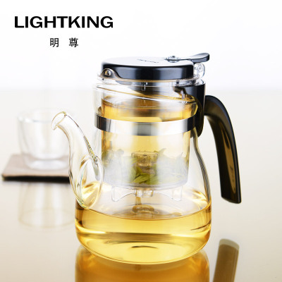 KAMJOVE/金灶 明尊 B系列 飘逸杯 弹压式茶道杯 耐热高硼硅玻璃茶具 花茶杯 过滤泡茶壶 家用茶道