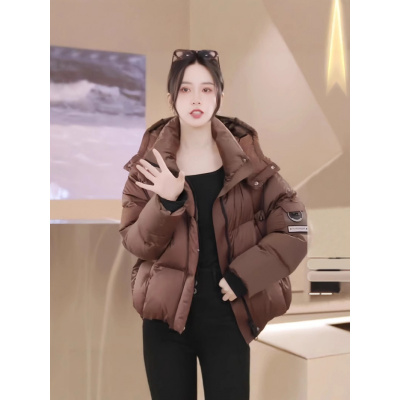 年冬季新款短款时尚宽松保暖休闲棉服女高级感加厚面包服外套