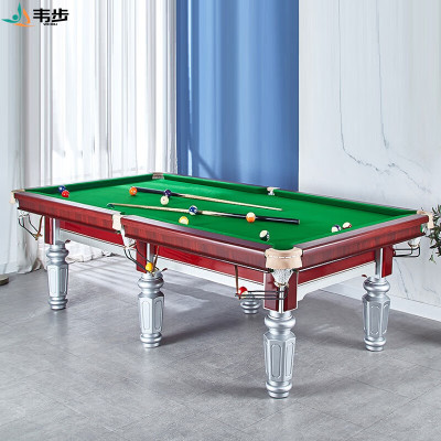 韦步S200台球桌室内成人用家用单位俱乐部大理石标准台球桌