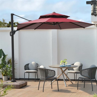 鑫环境遮阳伞户外太阳伞大型摆摊户外伞庭院伞阳台伞罗马伞咖啡厅室外伞