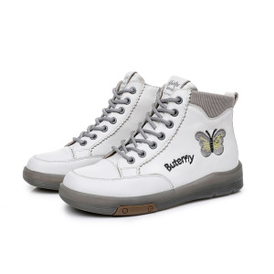 马丁靴女款25年新款短靴真皮秋冬高帮女小白鞋休闲百搭复古运动鞋