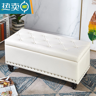 敬平换鞋凳轻奢家用门口服装店沙发凳子长方形收纳储物可坐卧室床尾凳收纳凳