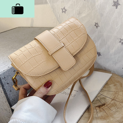 马鞍包包2020新款潮单肩包斜挎包女百搭ins夏天洋气质感网红女包NEW LAKE女斜挎包