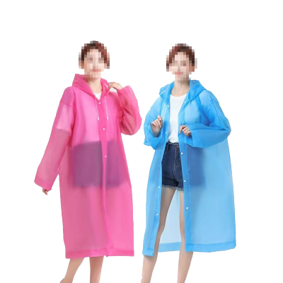 惠铁加厚透明长款一次性雨衣 PE 件