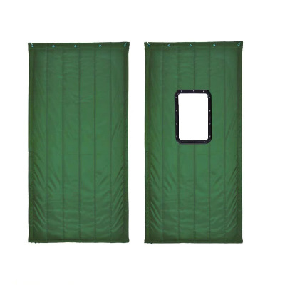 盛京联硕 棉门帘 帆布双层加厚棉门帘 1.1×2.5米[宽×高]条