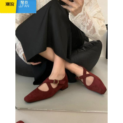 聚范2024年秋季主推韩版时尚百搭气质女鞋秋季日常单鞋A1706