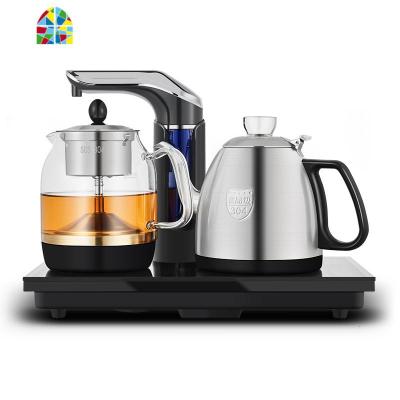 自动上水电热水壶煮茶器全自动烧水壶泡茶专用功夫茶电茶炉烧茶器 FENGHOU 黑色防烫款式
