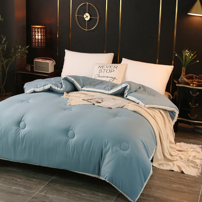 纯色6斤磨毛大豆纤维春秋被2*2.3m