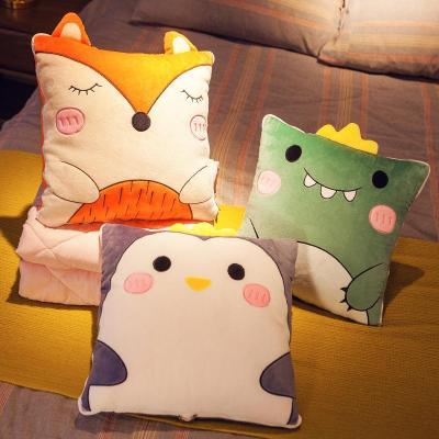 家柏饰(CORATED)办公室多功能抱枕被子两用折叠汽车内午睡小靠枕午休枕头