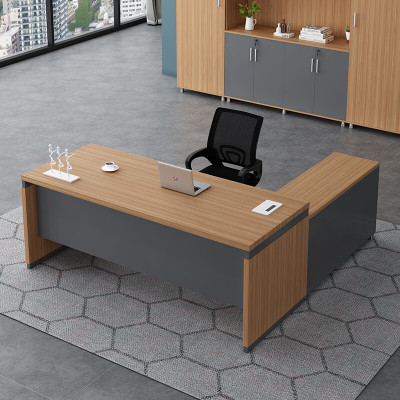 域赢办公家具大班台经理桌老板桌总裁现代简约主管桌1400*600*750