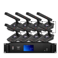 惠度(HuiDu)专业有线数字手拉手方管会议麦克风 YH-880(1+8)(销售单位:套)